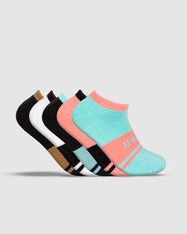 Equip Ladies Bamboo No Show Socks - 5 Pack