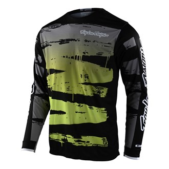 GP JERSEY BRUSHED BLACK / GLO GREEN | YOUTH