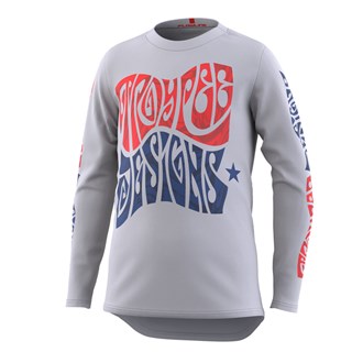 YOUTH FLOWLINE LS JERSEY TRIPPER CEMENT