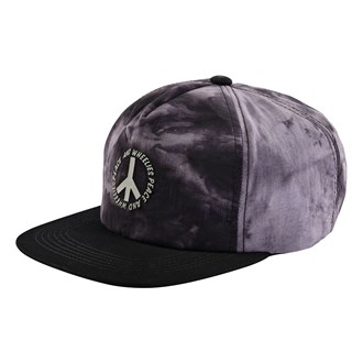 UNSTRUCTURED SNAPBACK HAT PLOT TIE-DYE CHARCOAL