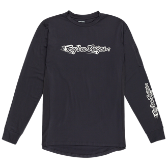 RUCKUS LONG SLEEVE RIDE TEE BURN OUT CARBON