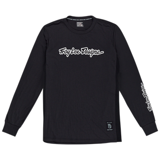 SKYLINE LONG SLEEVE RIDE TEE SIGNATURE BLACK