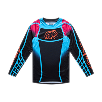 GP PRO JERSEY FRAMEWORK BLACK / CYAN