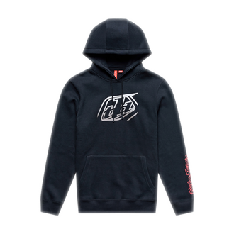 BADGE PULLOVER HOODIE BLACK / GRAY