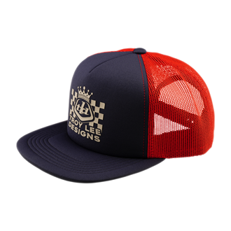 FRIDAY NIGHT TRUCKER SNAPBACK RED / INDIGO