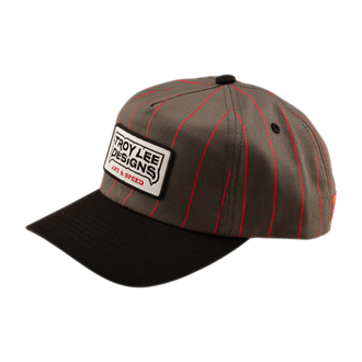 MEDIEVAL UNSTRUCTURED CURVED SNAPBACK GRAY / RED
