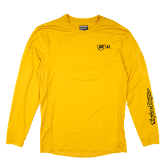 YOUTH RUCKUS LONG SLEEVE RIDE TEE EYEZ SAFRON