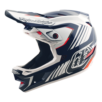 D4 AS POLYACRYLITE HELMET QUALIFER BLUE / WHITE