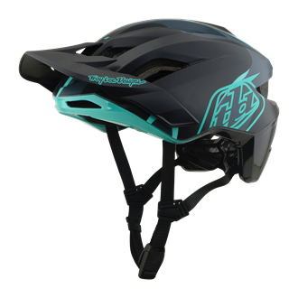 FLOWLINE SE AS  HELMET BADGE CARBON / REAL TEAL