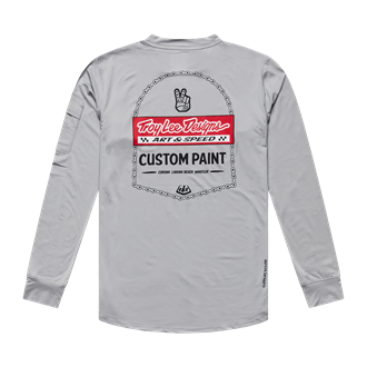 RUCKUS RIDE LONG SLEEVE TEE CUSTOM PAINT MID GRAY