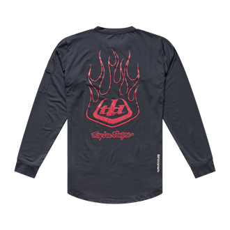 RUCKUS RIDE LONG SLEEVE TEE EMBER CARBON