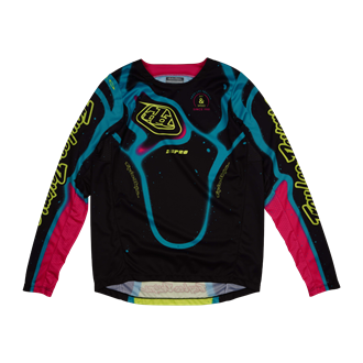 YOUTH GP PRO JERSEY MEMBRANE BLACK / GLO YELLOW