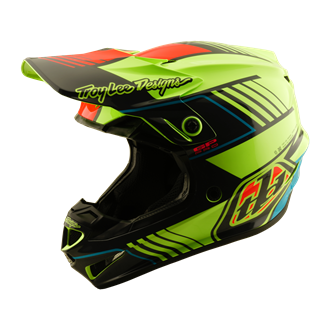 YOUTH GP PRO HELMET SEGMENT GLO YELLOW