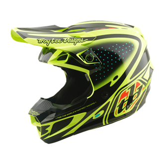 SE5 POLYCARBONATE HELMET THE LINE FLO YELLOW