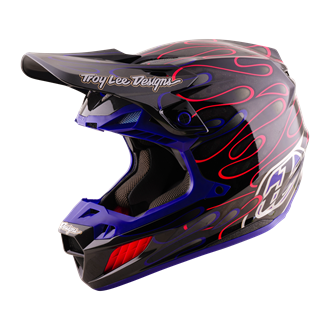 SE5 ECE CARBON HELMET OVERSPRAY BLACK / MAGENTA