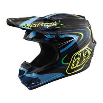 YOUTH GP PRO HELMET PULSE BLACK / FLO YELLOW