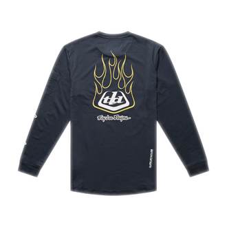 YOUTH RUCKUS RIDE LONG SLEEVE TEE PRESSED CARBON