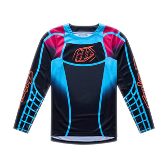 YOUTH GP PRO JERSEY FRAMEWORK BLACK / CYAN