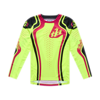 YOUTH GP PRO JERSEY ROLLER FLO YELLOW / FUCHSIA