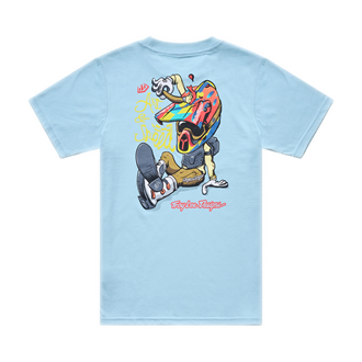 HERITAGE YOUTH SHORT SLEEVE TEE DAWN BLUE