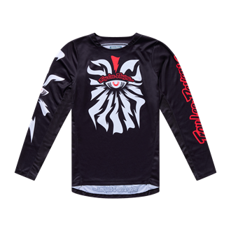 YOUTH GP PRO JERSEY CYCLOPS BLACK / NEO RED